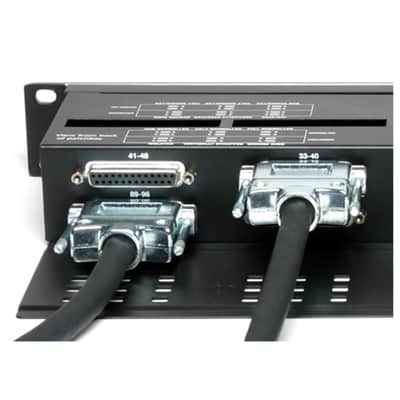 Redco R196-D25PG DB25 96pt TT Patchbay - Black Powdercoat image 2