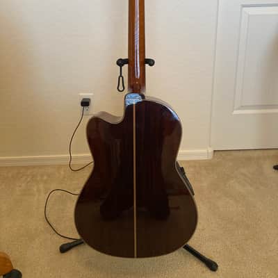 Washburn c104 sce  acoustic electric classical guitar natural image 8
