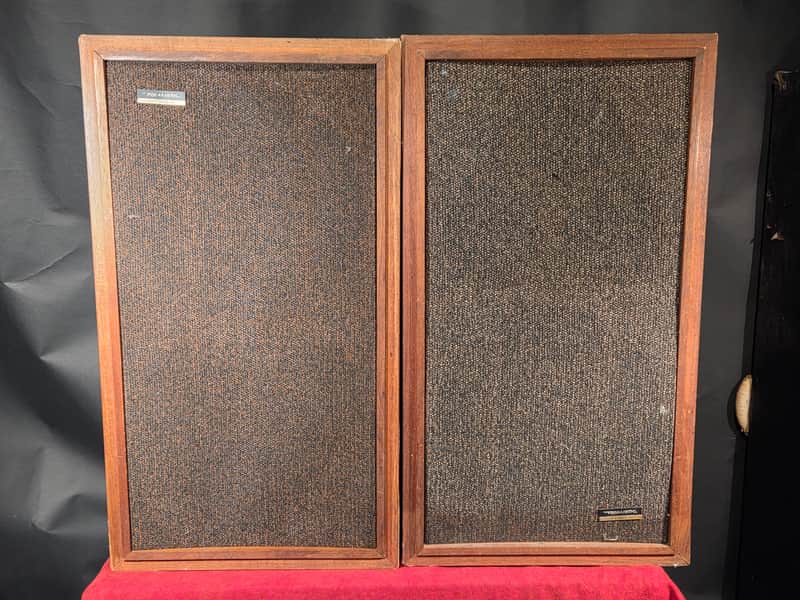 Vintage 1970s Realistic Optimus-5 3-Way Speaker Pair image 1