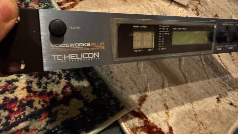 TC Helicon VoiceWorks Plus Vocal Harmonizer / Multi-Effect 2010s - Blue image 1