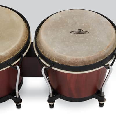 Latin Percussion LP CP Trad 6" -7" Bongo Oak Dark Wood Black (CP221-DW) image 4