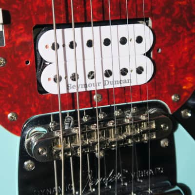 Fender Mustang 1997 MG69 Sonic Blue Kurt Cobain Seymour Duncan Guitar image 6