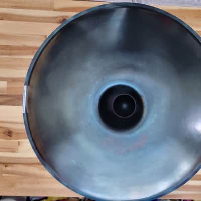 TerraTonz Left Handed Custom Handpan 2020 - Gun Metal image 6
