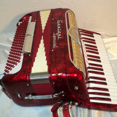 Vintage Borsini Bros. Gaviani Special Italian Accordion w/ Case image 2