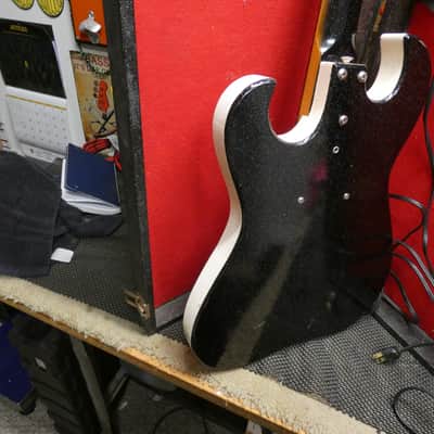 Silvertone Sears 1448 Amp in case / Guitar Combo 1965 Circa - Black Sparkle image 9