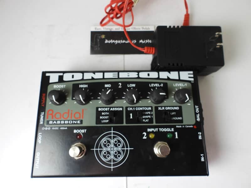 Radial Tonebone Bassbone Bass DI Preamp Equalizer Preamplifier Free USA Ship image 1