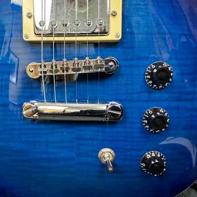 Hamer Blue Burst Double Cut - Blue Burst image 4