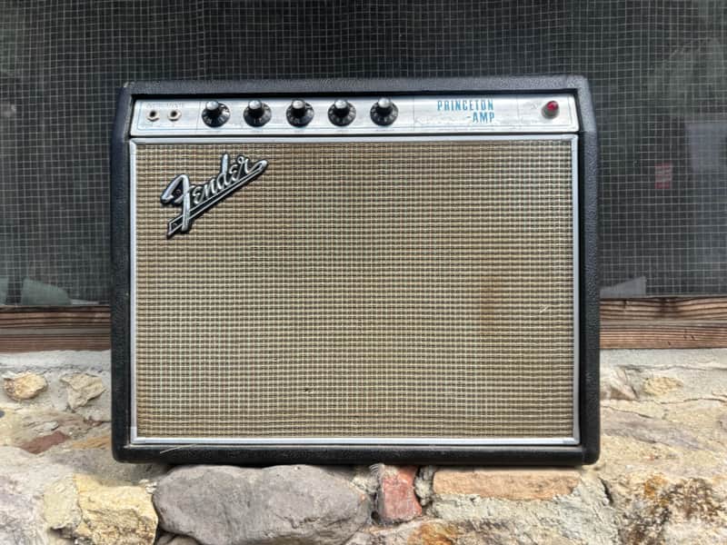 Fender Princeton "Drip Edge" 12-Watt 1x10" Guitar Combo 1968 - 1969 - Silverface image 1
