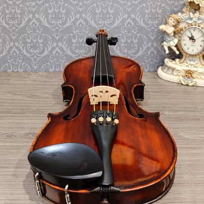 1965 Austrian 7/8 Stradivarius Model Violin - Restored by Roman Danilin image 5