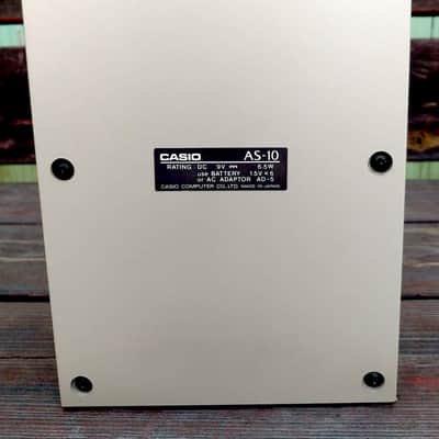 Casio AS10 1983 Portable amplified speaker for Synths and Keyboards image 6