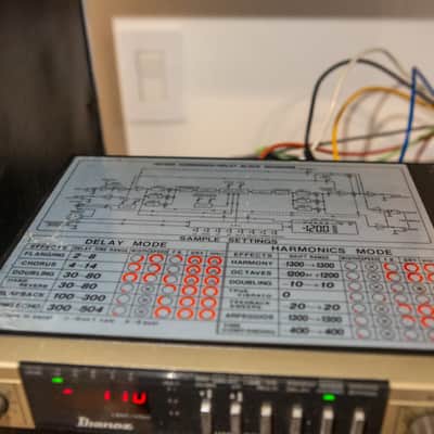 Ibanez HD1500 Harmonics Delay Rackmount with PC40 remote control pedal and manual image 3