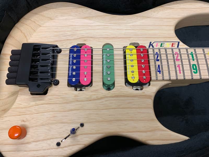 Kiesel Jason Becker Osiris JBO6X Headless Guitar 2018 Natural