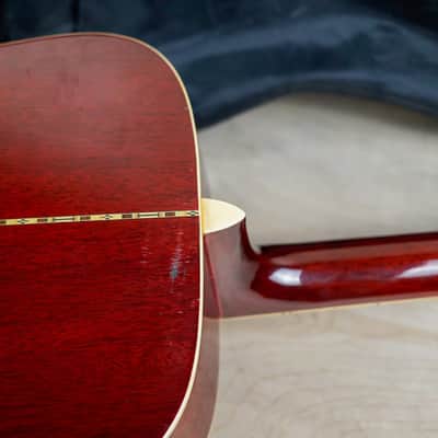 Morris WH-20 MIJ 1978 Red Sunburst Vintage Made in Japan MIJ w/ Bag image 16