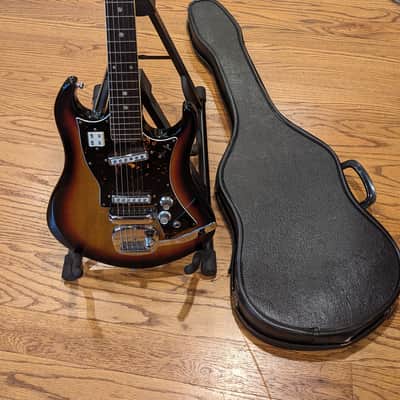 1960's Norma Electric Guitar - Sunburst - All Original - w case image 13