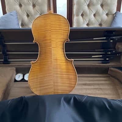 Full Size Violin German Faciebat 1723 Light yellow image 4