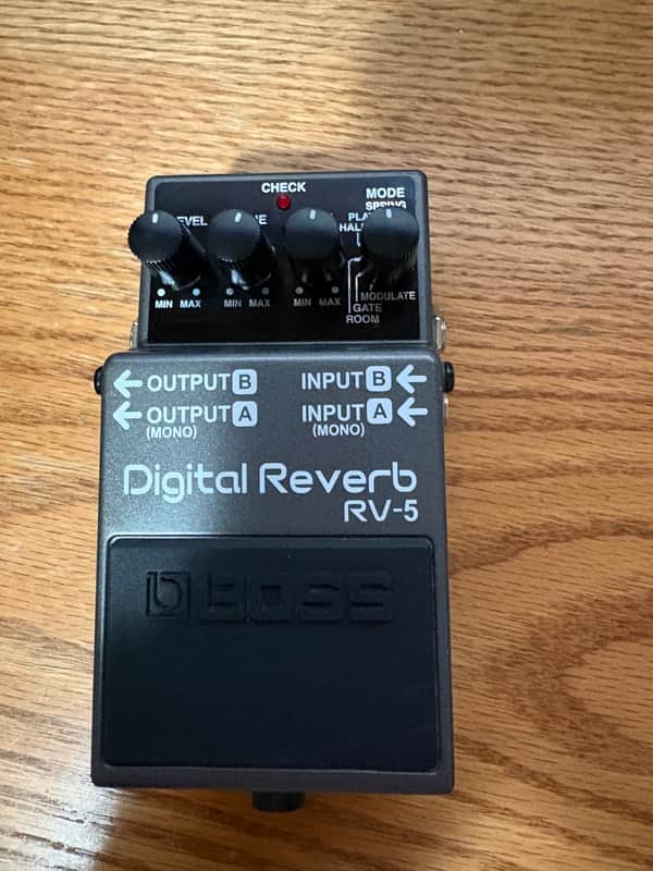 Boss RV-5 Digital Reverb (Dark Gray Label)