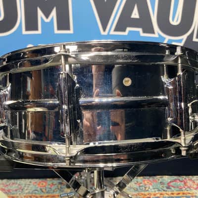 Premier - 14 × 5″ PD6021 8-Lug Metal Snare Drum 1974 image 9