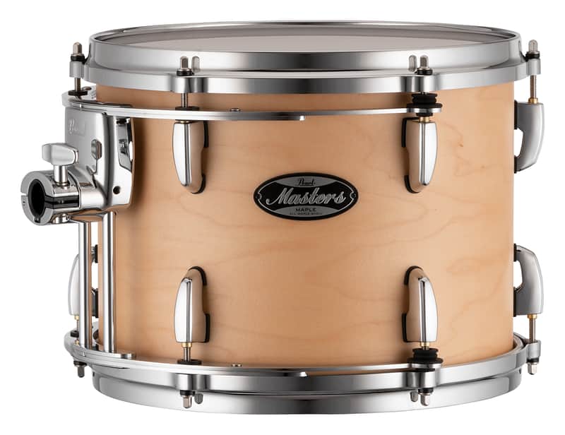 Pearl Masters Maple 12x9" Matte Natural Maple Premium Lacquer #111 Rack Tom Tom Drum w/Standard Mount | WorldShip | NEW | Authorized Dealer image 1