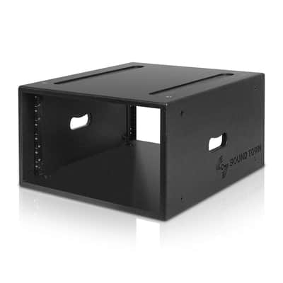 STRCP-6U | 6U PA/DJ Rack/Road Case with 6-Space, Industry-Grade Plywood with Polyurea Coating, 20.7" Rackable Depth - Pro Tour Grade image 3