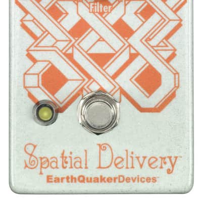EarthQuaker Devices Spatial Delivery Sample & Hold Envelope Filter V2 2017 - Present - White Sparkle / Orange Print image 1