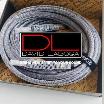 David Laboga / HiEnd Guitar Cable Made for 80's Rock Style / 3m / 10ft / for Vintage Tube Amps like Marshall Plexi, VOX, Selmer, Fender, Gibson, Orange, SUPRO, Park, Sound City, HIWATT, Music Man etc.. image 1