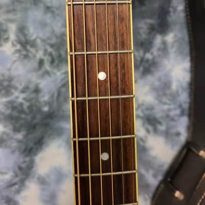 2002 Hofner Acoustic Guitar Model HAS-05GC New Strings Pro Setup Original Soft Shell Case image 6