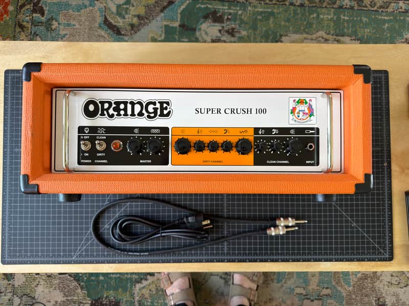 Orange Super Crush 100 2-Channel 100-Watt Guitar Amp Head 2021 - Present - Orange image 1