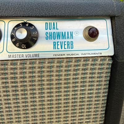 Fender Dual Showman Reverb 2-Channel 100-Watt Guitar Amp Head 1973 image 6