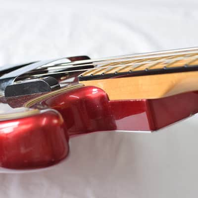 Fender Jazz Bass 68 JRNY Aged Candy Apple Red image 12