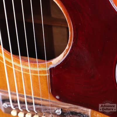 Gibson 1969 J-160E Cherry Sunburst image 11