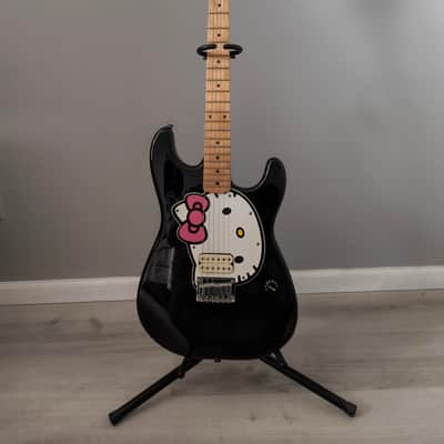 Squier Hello Kitty Stratocaster 2006 Black - Discontinued, Cult Collectible image 1
