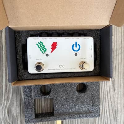 One Control Minimal Series white Loop 2010s - electric guitar dual affects loop pedal image 1