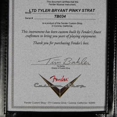 Fender Limted Edition Tyler Bryant ''Pinky'' Stratocaster Relic Rosewood Fingerboard - Aged Shell Pink 2023 w/OHSC (9236022491) image 14