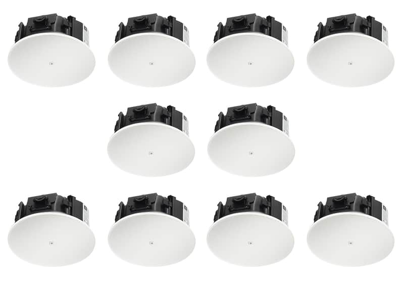10) JBL Control 426LP 6.5" Low Profile 70v/12-ohm Commercial In-Ceiling Speakers image 1