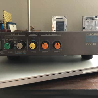 Boss RRV-10 Micro Rack Series Digital Reverb 1987 - 1990 - Black image 1