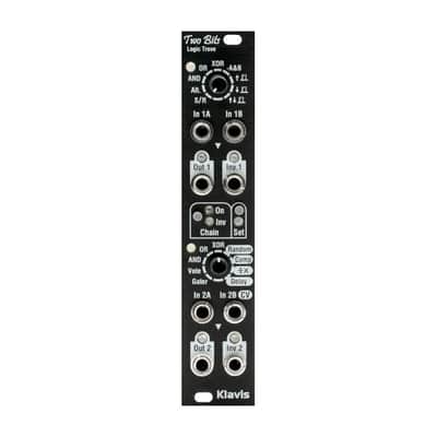 Klavis Two Bits (Black) - Dual Logic Processor with Chaining and CV Functions [Three Wave Music] image 2