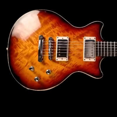 Luthier made semihollow guitar 2026 - Red cherry sunburst image 3