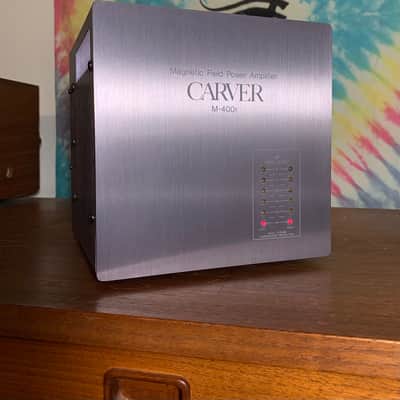 Fully Restored Carver M-400T "The Cube" Stereo/Mono Power Amp - Over 200WPC Or 500W Mono In A Tiny Package! image 1