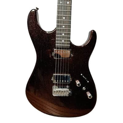 Tagima Stella H2 - Black Orange Sparkle with Case image 1
