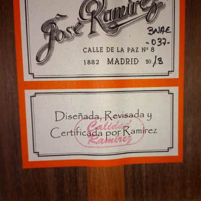 Jose Ramirez Calle de la Paz N.8 2013 with Hardcase image 5
