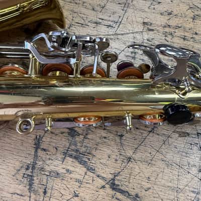 Used Yamaha YAS-23 Alto Sax Saxophone with Case Mouthpiece Neck Strap Just Serviced image 13