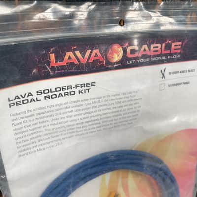 Lava Cable Solder-Free Pedalboard Kit - 10ft / 10 Plugs - NOS in packaging image 2