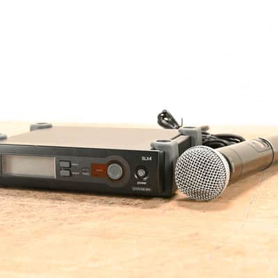 Shure SLX24/SM58 Handheld Wireless System - J3 Band: 572-596 MHz CG01L4J image 1