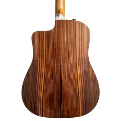 Taylor 210ce Spruce/Rosewood Cutaway Dreadnought Acoustic-Electric Guitar | Used image 3