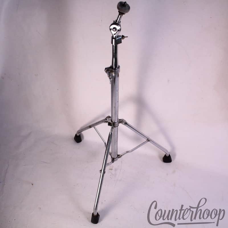 Ludwig Hercules Straight Crash/Ride Cymbal Stand Tube-Leg Tripod USA Vintage 70s image 1
