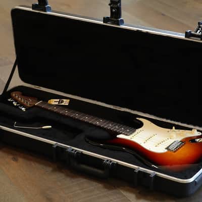 MINTY! 2016 Fender Limited Edition American Standard Stratocaster 3-Color Sunburst w/ Solid Rosewood Neck + OHSC image 15