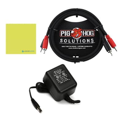 Art DJ PRE II Phono Preamp Bundle with Pig Hog Dual Cable RCA - RCA Cables 3ft and Liquid Audio Instrument Polishing Cloth - Phono Preamp for Turntable, Record Player image 5