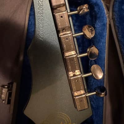 Epiphone 150th Anniversary Wilshire 2023 Pacific Blue in case image 9