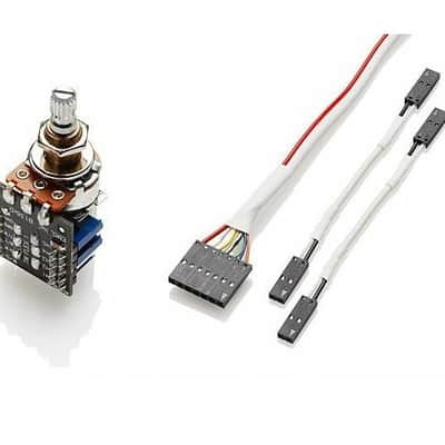 EMG 25K PPP VOLUME CONTROL PUSH / PULL POT SHORT SHAFT SPLIT SHAFT ACTIVE B136RD (FOR 89, 81TW ETC) image 1