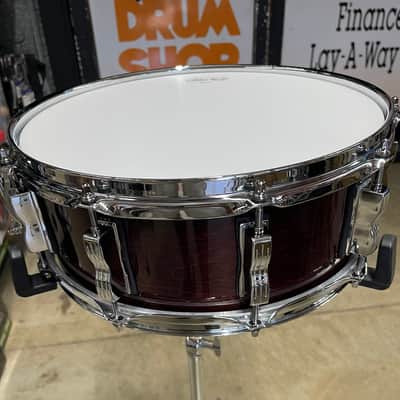 Ludwig LS401 Classic Maple 5x14" 10-Lug Snare Drum - STORE DISPLAY - OM- Mahogany Stain image 6